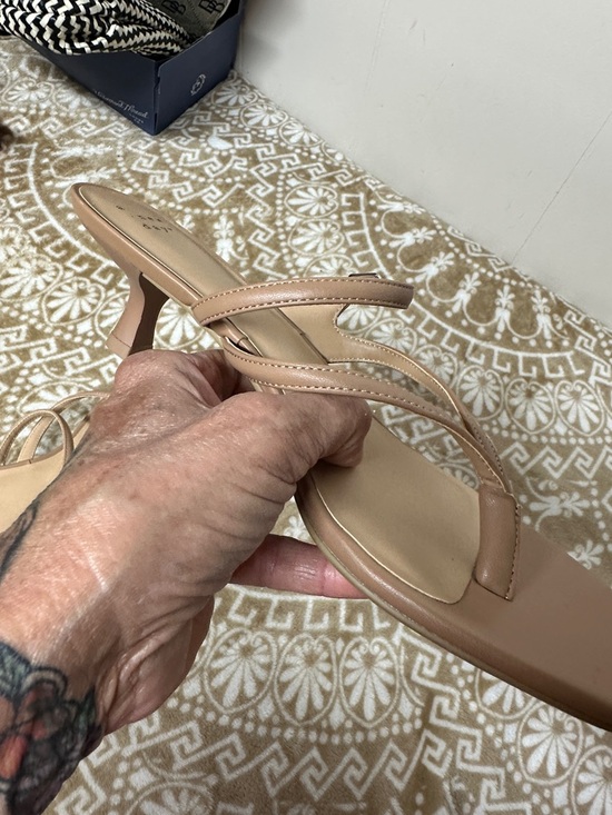 a new day Nude/Tan Strappy Toe-Loop Slide Sandals - Picture 6 of 7